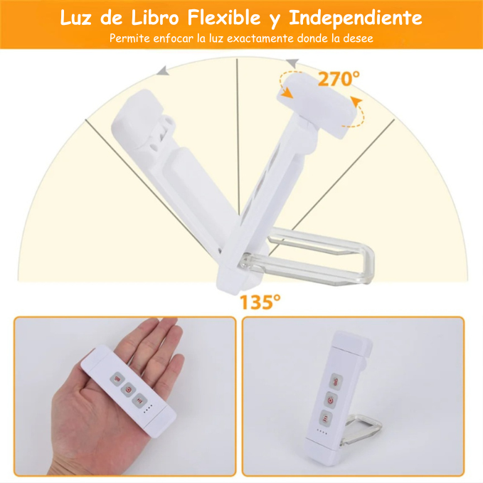 Lámpara de lectura LED portátil